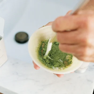 Alternative view of Kale Mask